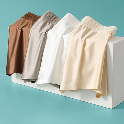 Men's Satin Boxers with Stretch Fit and Breathable Fabric