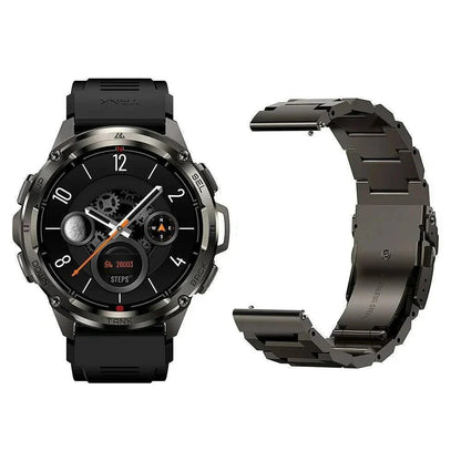 Men's T3 Ultra GPS AMOLED Smartwatch with 170 Sports Modes and 5ATM Water Resistance