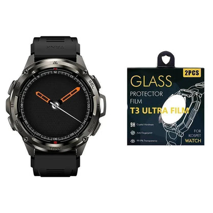 Men's T3 Ultra GPS AMOLED Smartwatch with 170 Sports Modes and 5ATM Water Resistance