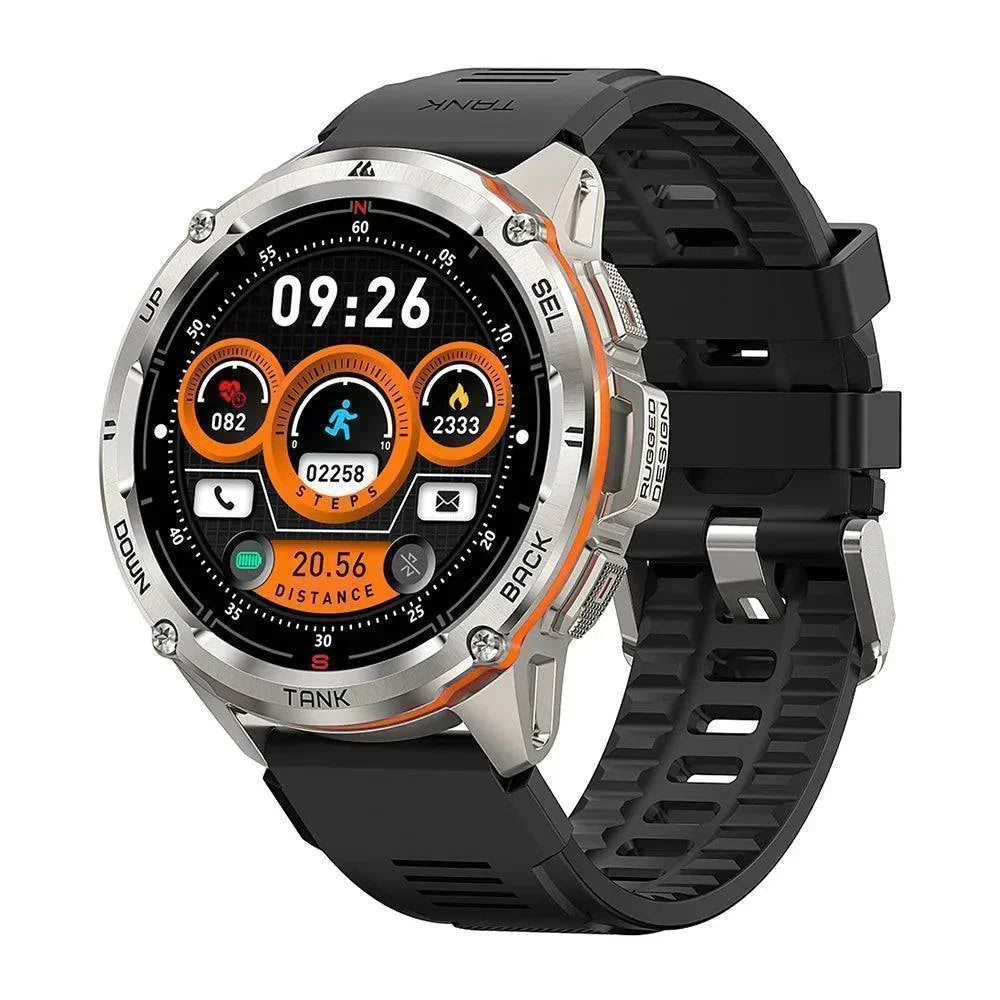 Men's T3 Ultra GPS AMOLED Smartwatch with 170 Sports Modes and 5ATM Water Resistance