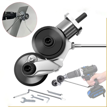 Metal Cutting Drill Attachment for Sheet Metal up to 0.8 mm