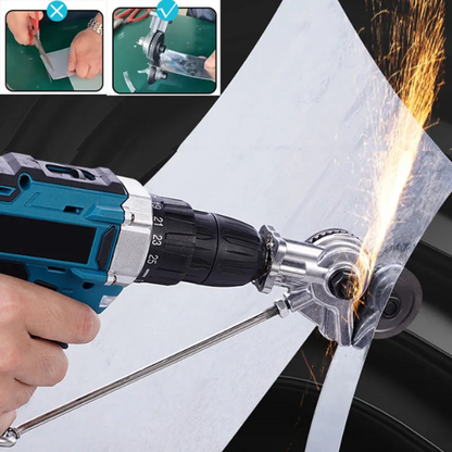 Metal Cutting Drill Attachment for Sheet Metal up to 0.8 mm