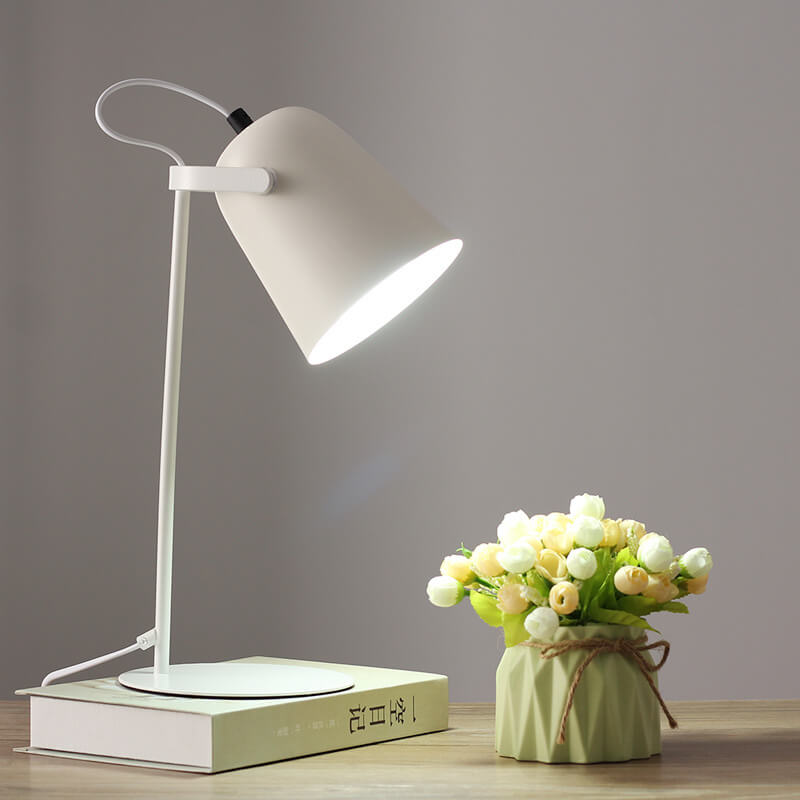 Metal LED Desk Lamp with Nordic Minimalist Design