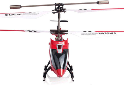 Mini RC Helicopter with Gyro, Durable Metal Frame and 3-Channel Control in Red