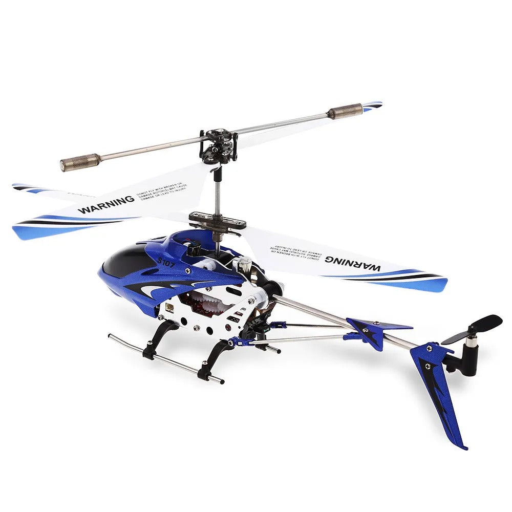 Mini RC Helicopter with Gyro, Durable Metal Frame and 3-Channel Control in Red