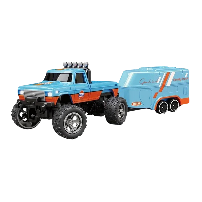 Mini RC Monster Truck with LED Lights and Three Speed Modes