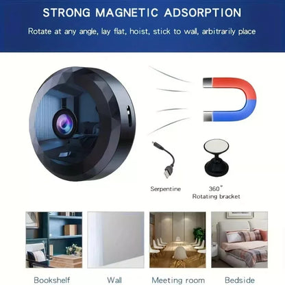 Mini WiFi Security Camera with 1080P HD, Night Vision and Motion Detection