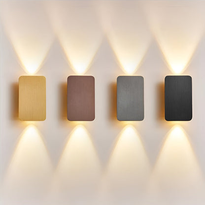 Minimalist LED Wall Lamp with Aluminium Body for Modern Interior Lighting