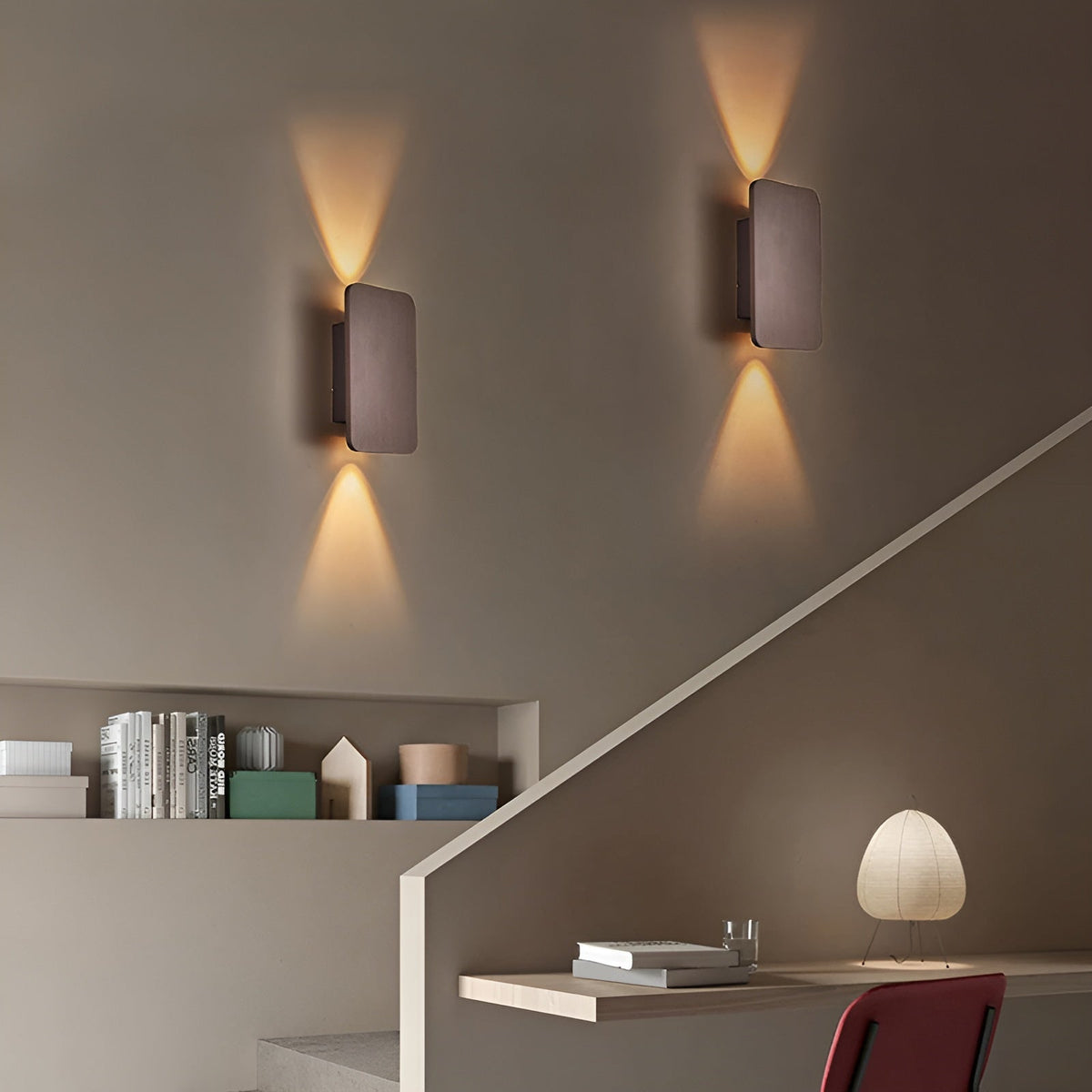 Minimalist LED Wall Lamp with Aluminium Body for Modern Interior Lighting