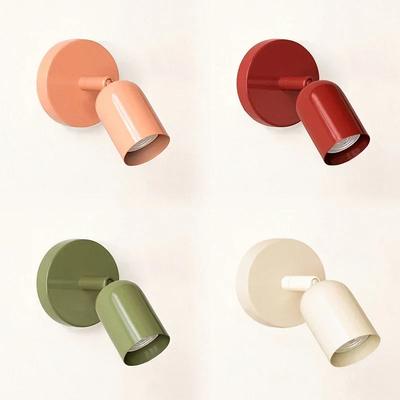 Minimalist Macaron Colour LED Wall Light