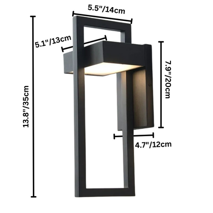 Modern Aluminium LED Outdoor Wall Light