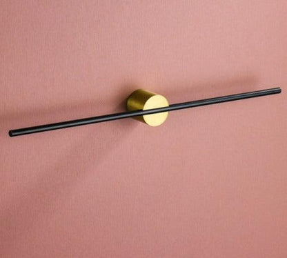Modern Brushed Aluminium Towel Rack with Adjustable Rod
