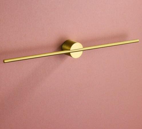 Modern Brushed Aluminium Towel Rack with Adjustable Rod