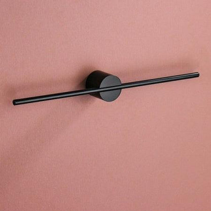 Modern Brushed Aluminium Towel Rack with Adjustable Rod