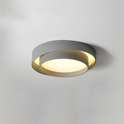 Modern Flush Mount LED Ceiling Light with Acrylic and Metal