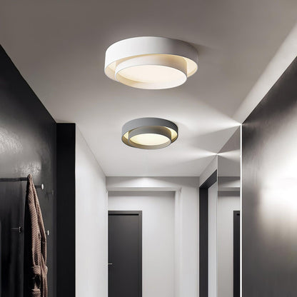 Modern Flush Mount LED Ceiling Light with Acrylic and Metal