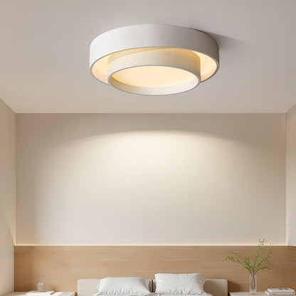 Modern Flush Mount LED Ceiling Light with Acrylic and Metal