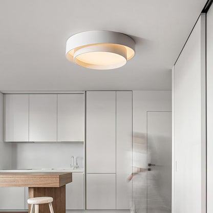 Modern Flush Mount LED Ceiling Light with Acrylic and Metal
