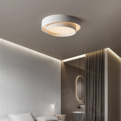 Modern Flush Mount LED Ceiling Light with Acrylic and Metal