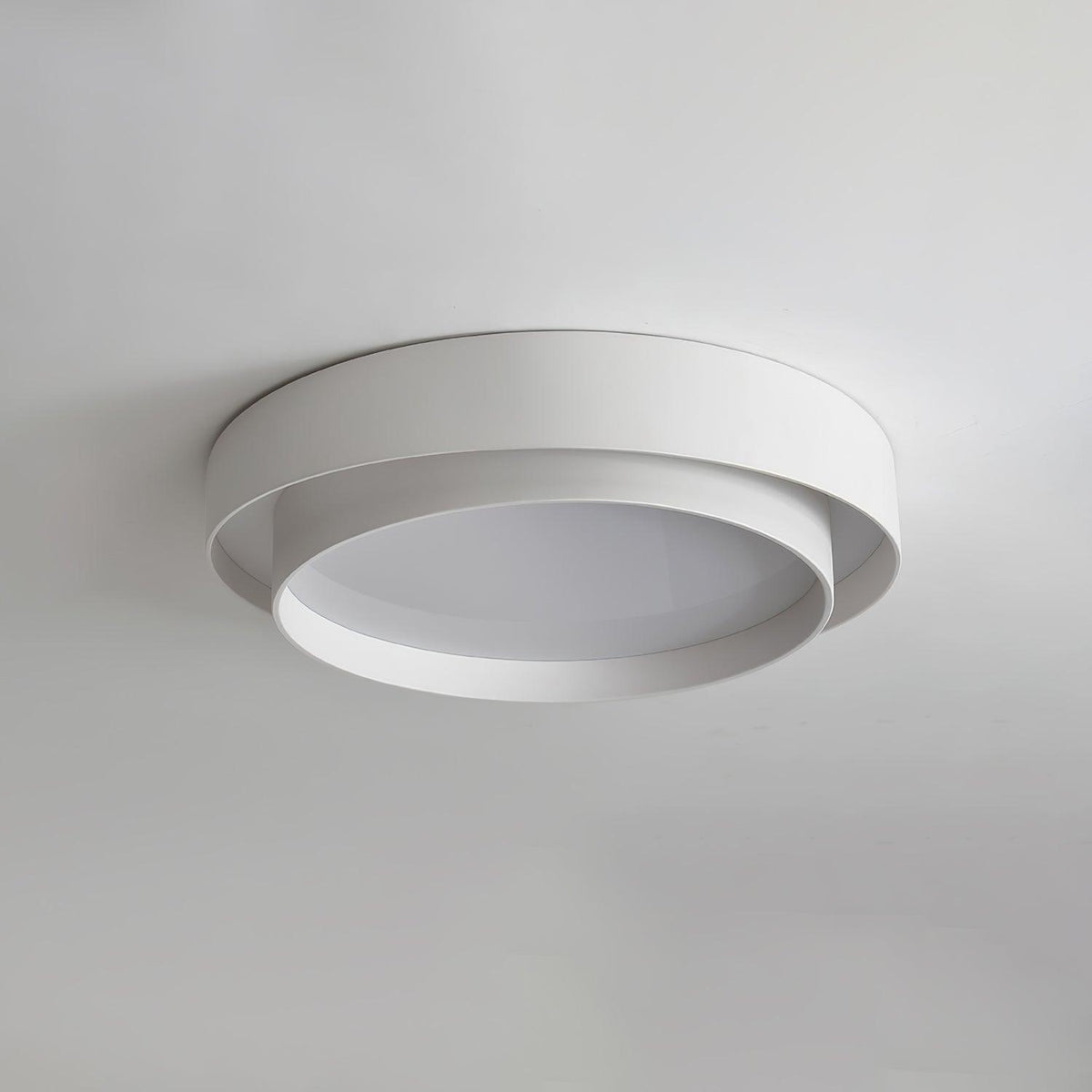 Modern Flush Mount LED Ceiling Light with Acrylic and Metal