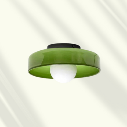 Lampada da soffitto LED moderna in vetro, a plafone