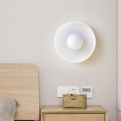 Lampada da soffitto LED moderna in vetro, a plafone