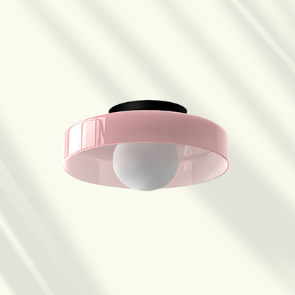 Lampada da soffitto LED moderna in vetro, a plafone