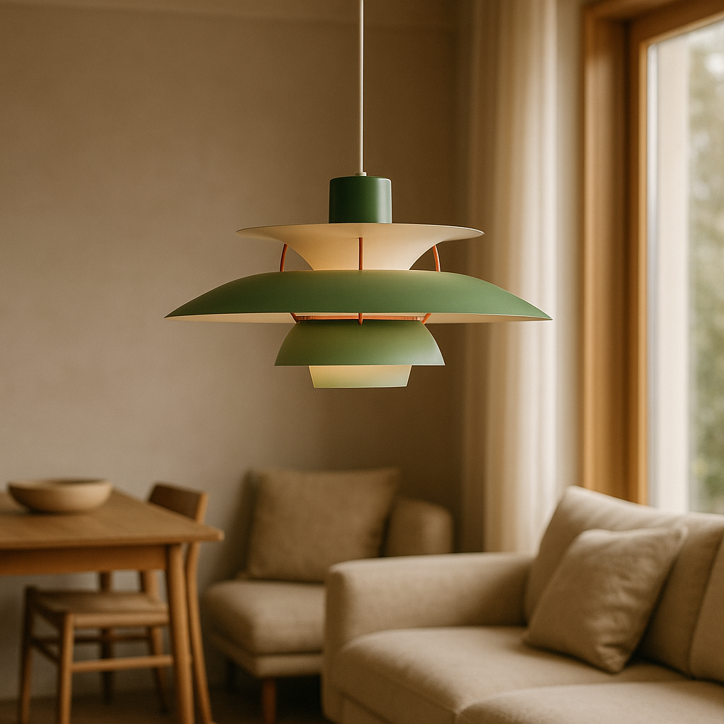 Modern Hanging Lamp with E27 LED Bulb Compatibility and Adjustable Dimming