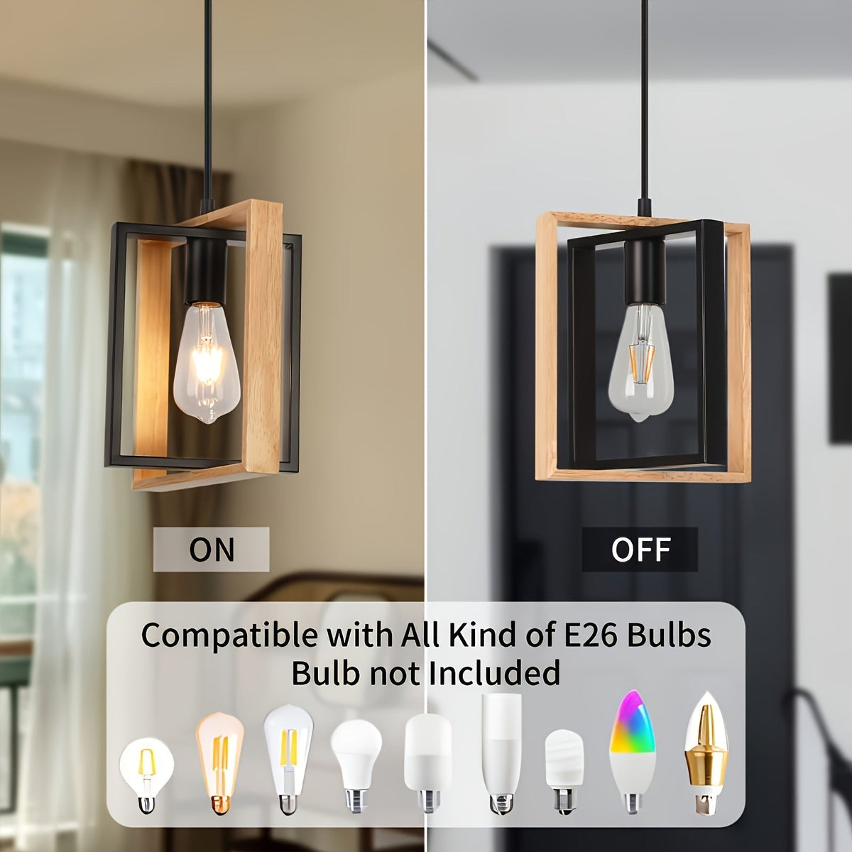 Modern Industrial Metal Pendant Ceiling Light