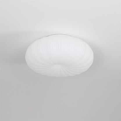Modern LED Ceiling Lamp with Remote Dimming in Metal and Acrylic