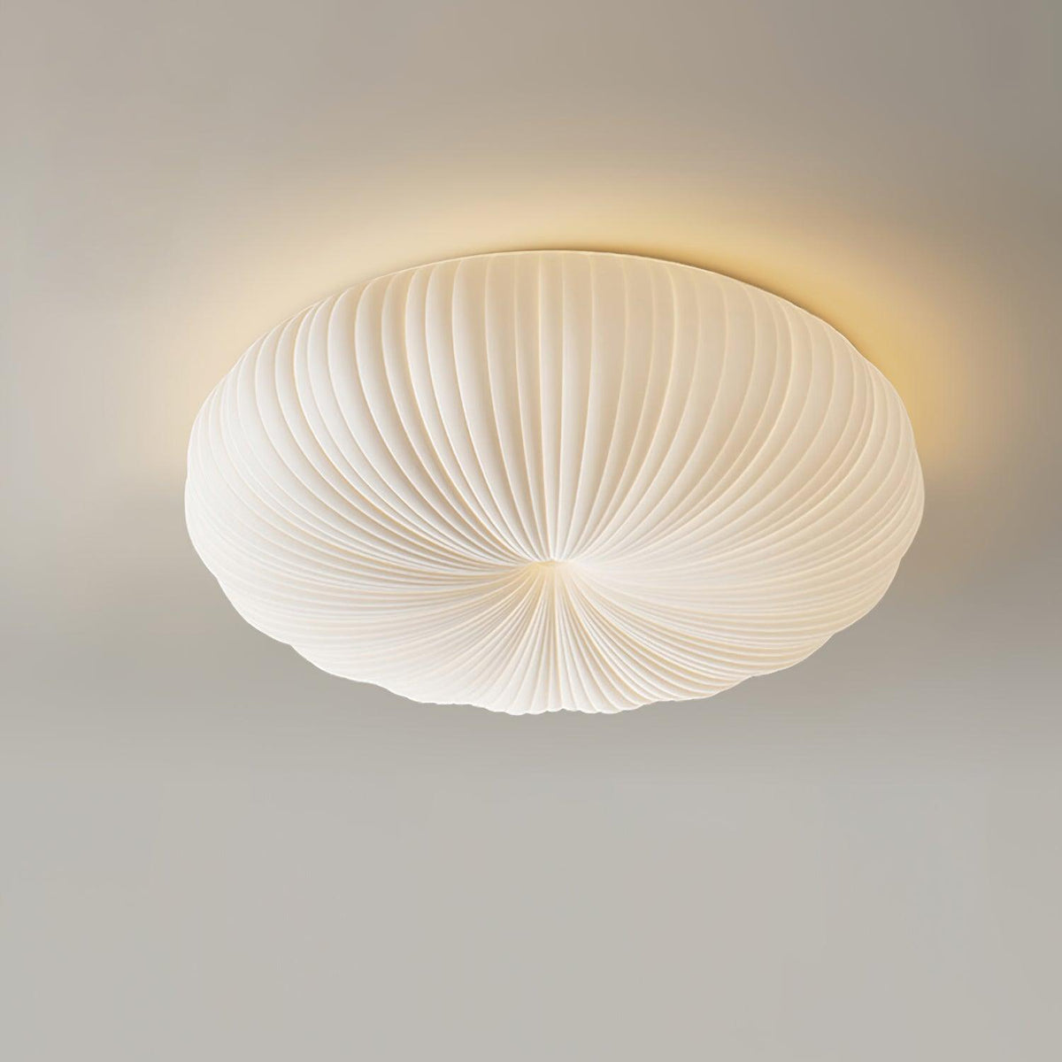 Modern LED Ceiling Lamp with Remote Dimming in Metal and Acrylic