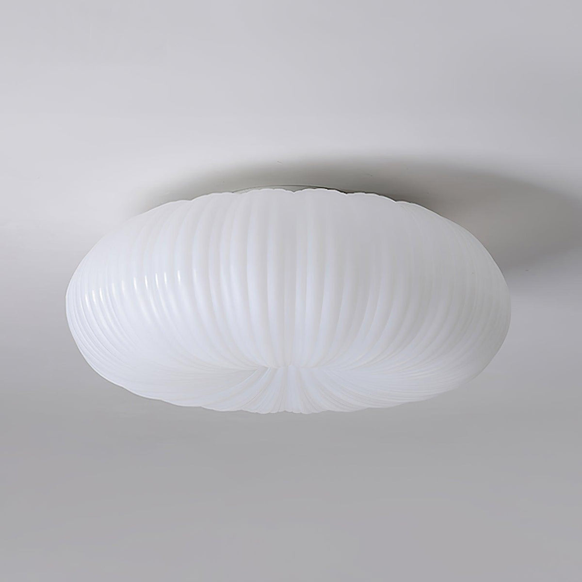 Modern LED Ceiling Lamp with Remote Dimming in Metal and Acrylic