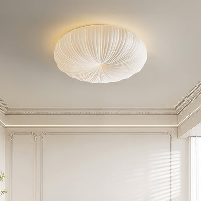 Modern LED Ceiling Lamp with Remote Dimming in Metal and Acrylic