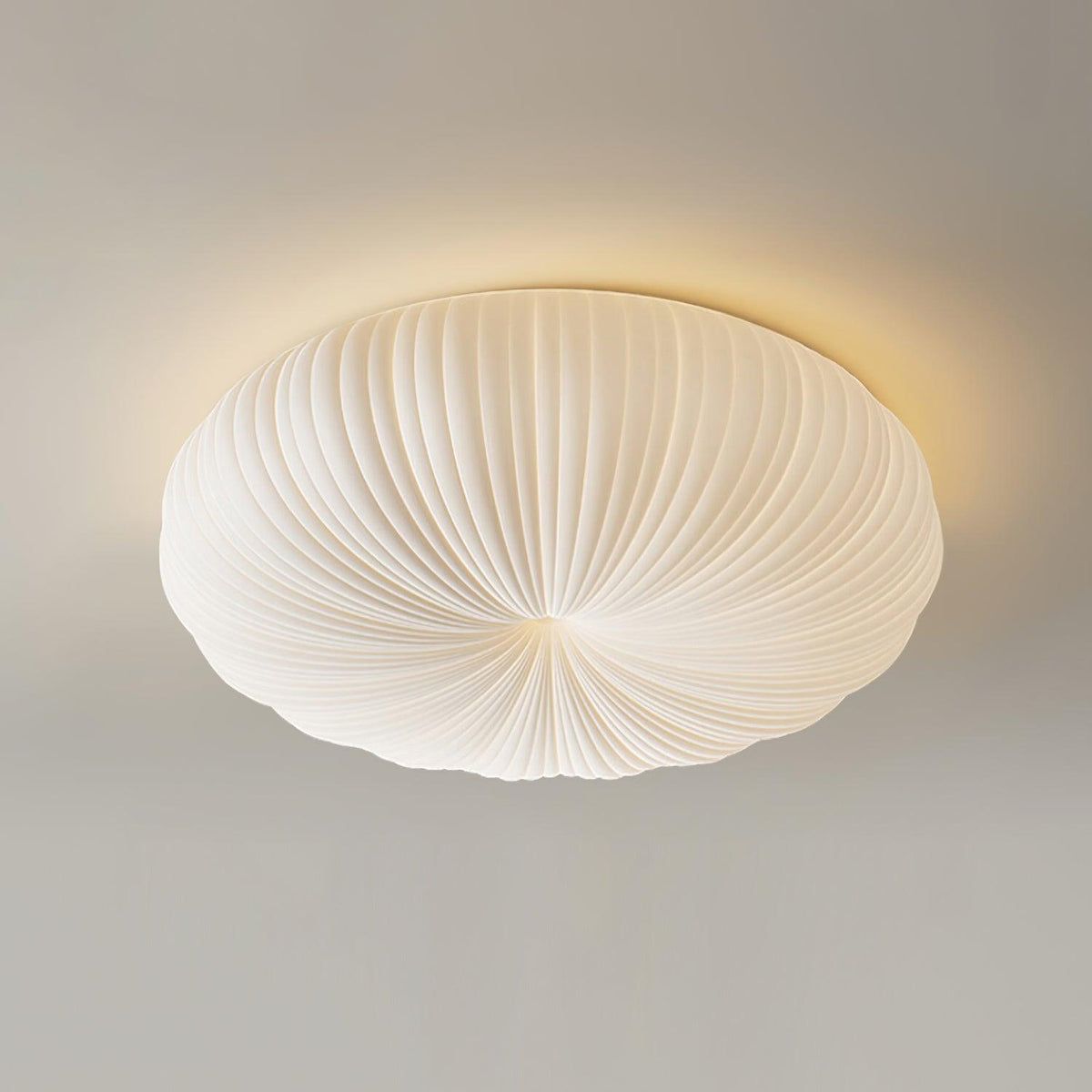 Modern LED Ceiling Lamp with Remote Dimming in Metal and Acrylic