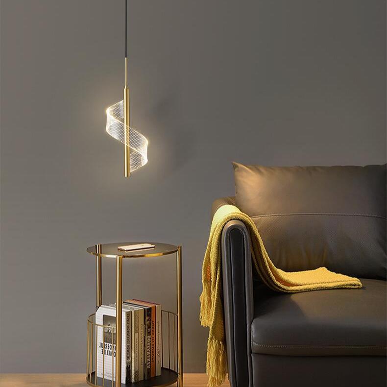 Modern Metal LED Pendant Light with Minimalist Design