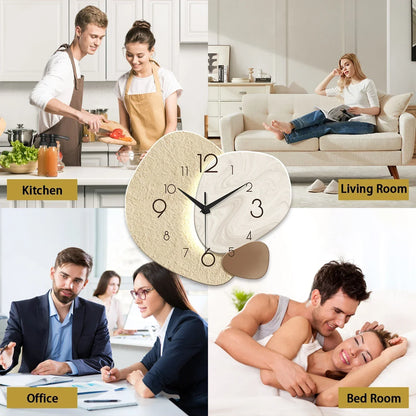 Modern Minimalist Silent Quartz Wall Clock