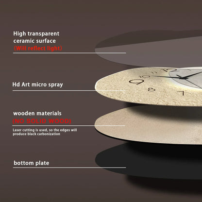 Modern Minimalist Silent Quartz Wall Clock