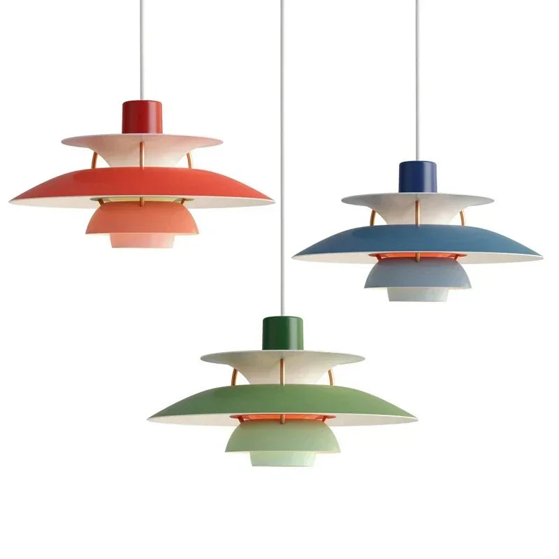 Modern Round LED Ceiling Light with Dimmable Acrylic Glass