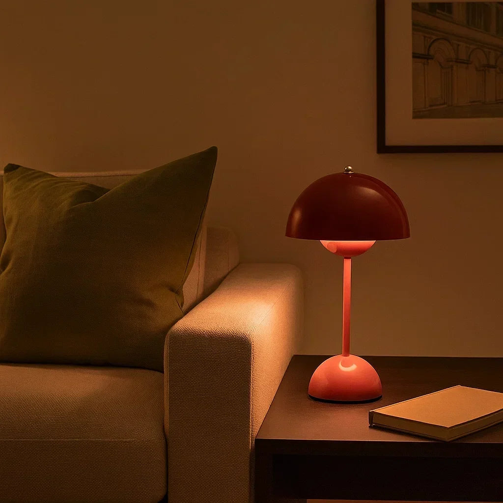 Modern Scandinavian LED Touch Table Lamp
