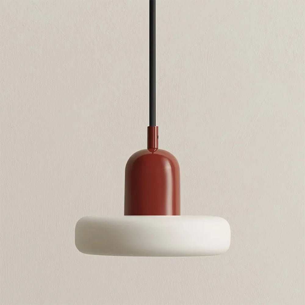 Morandi Style Glass Pendant Light