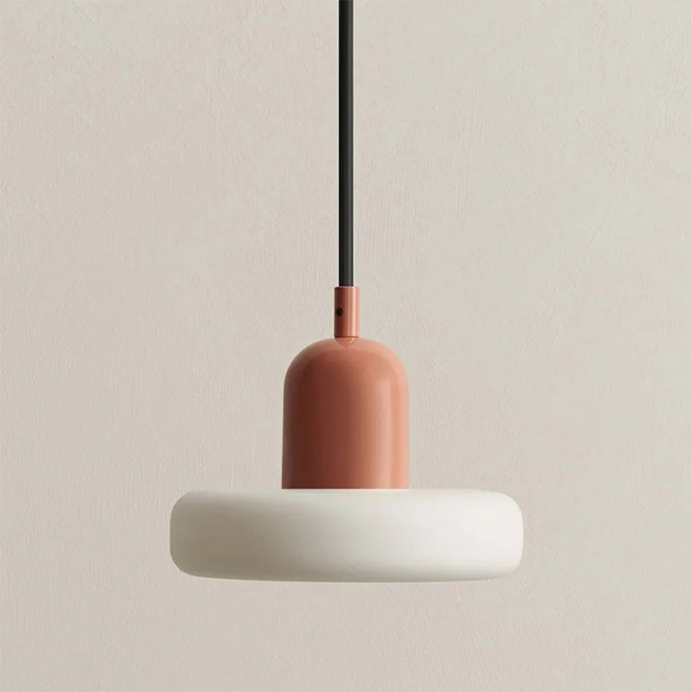 Morandi Style Glass Pendant Light