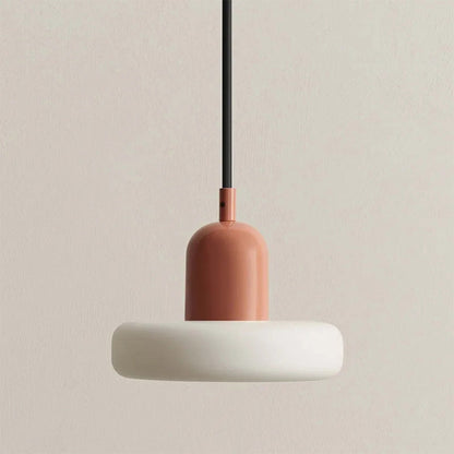 Morandi Style Glass Pendant Light