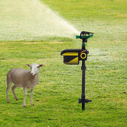 Motion-Activated Garden Sprinkler with Infrared Sensor and Solar Power