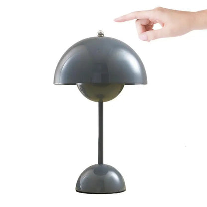 Mushroom Table Lamp with Soft Warm Light and Battery Operation