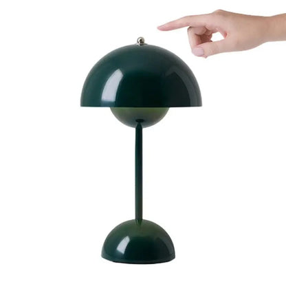 Mushroom Table Lamp with Soft Warm Light and Battery Operation