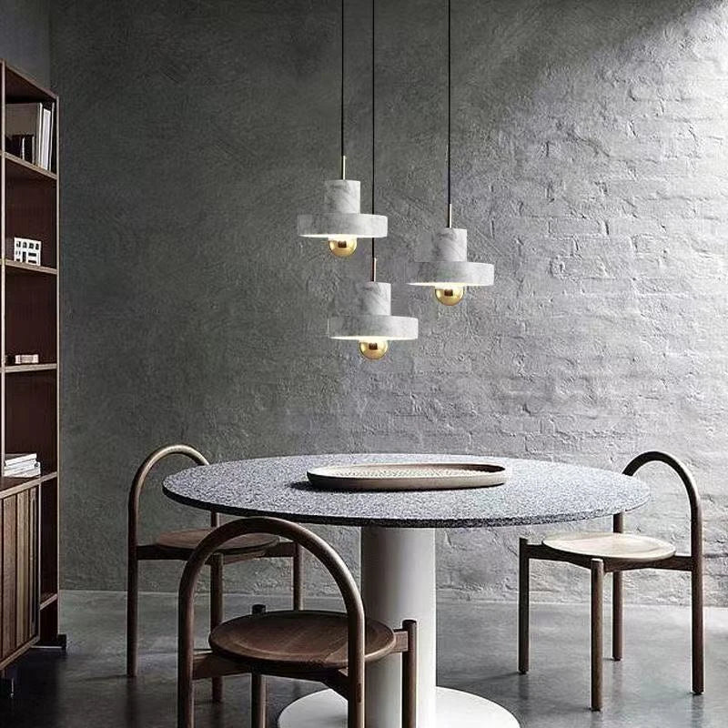Natural Marble Pendant Light
