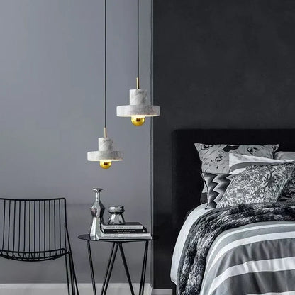 Natural Marble Pendant Light