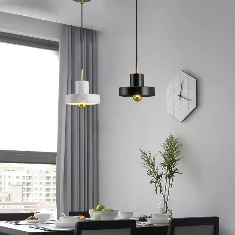 Natural Marble Pendant Light