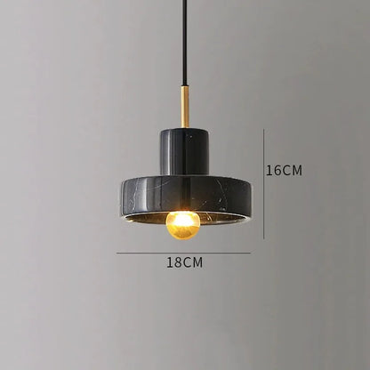 Natural Marble Pendant Light