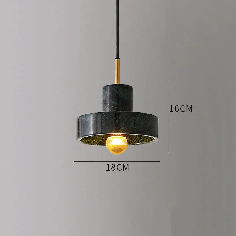 Natural Marble Pendant Light